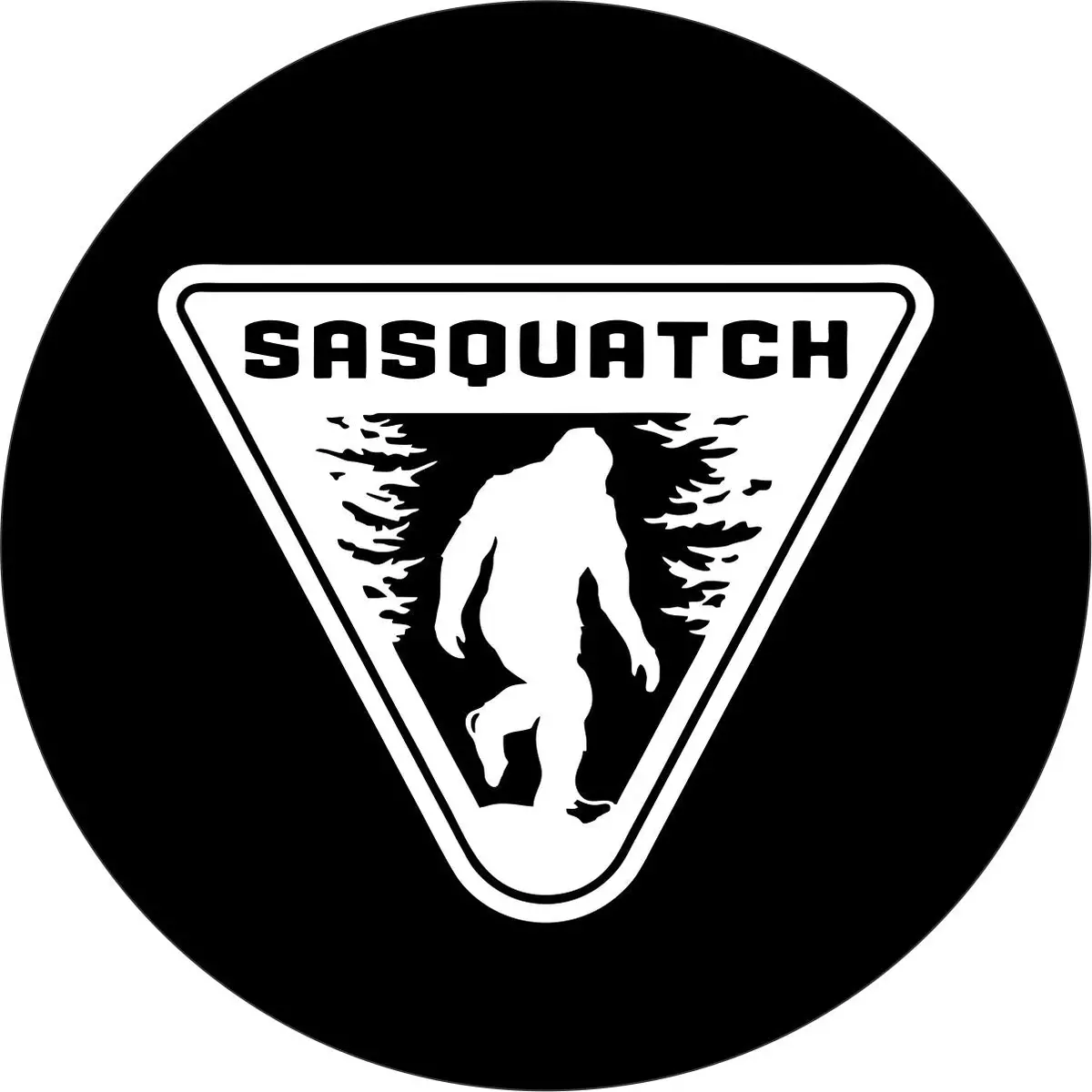 Sasquatch Sighting Spare Tire Cover For Bronco, Jeep, Rv, Camper, & More 1