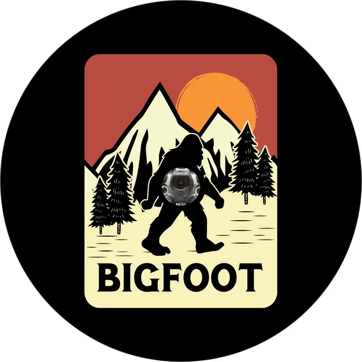 Sasquatch Vintage Spare Tire Cover Design For Bronco, Rv, Camper, Jeep, & More 3