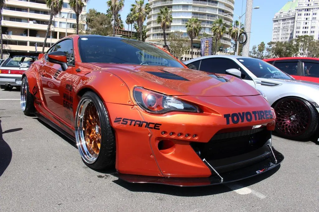 Scion Fr-S/ Subaru Brz Rb Version 2 Carbon Fiber Front Wind Splitter 2013-2016 1