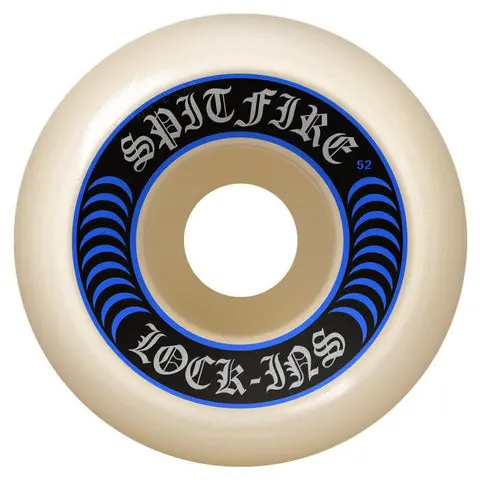 Spitfire Formula Four 99A 53mm Lock-In Skateboard Wheels – Natural