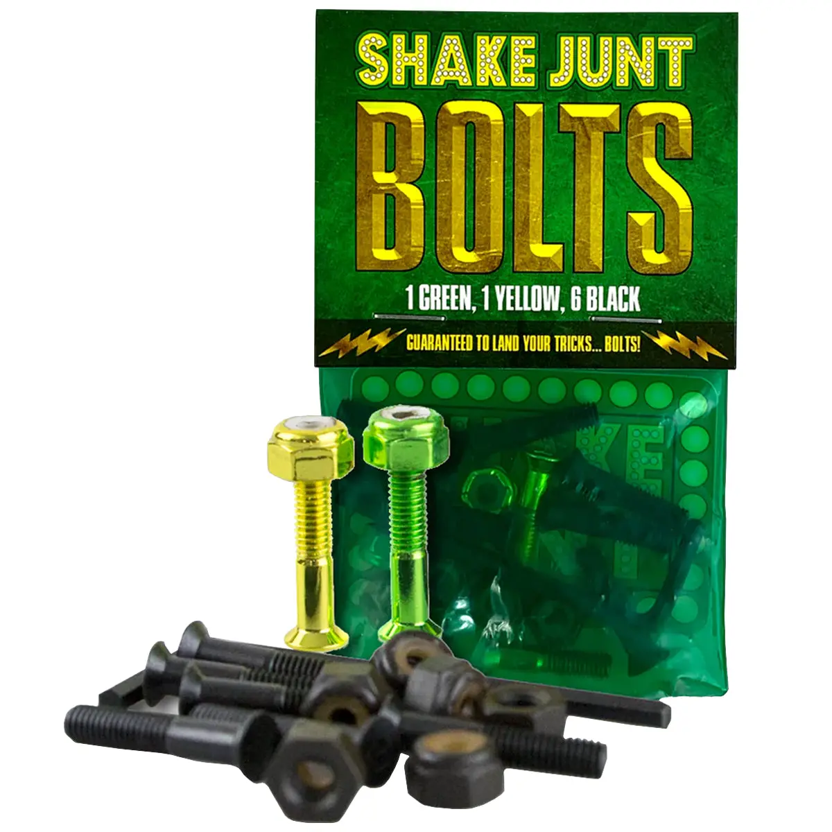 Shake Junt 7/8" Allen Hardware - Black/Green/Yellow 1