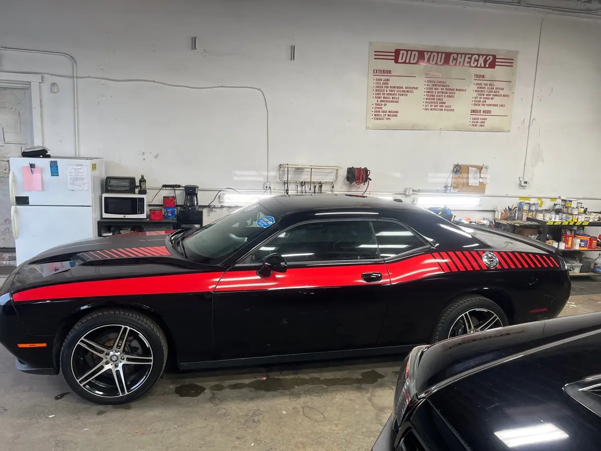 Side Strobe Stripe Decals For 2014-2024 Dodge Challenger (X2) 1