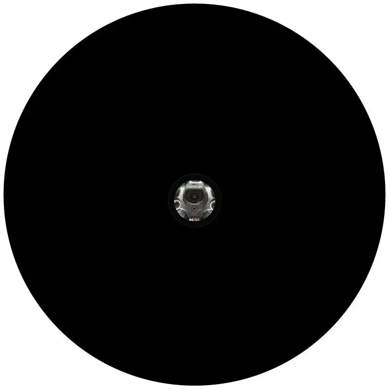 Simple Solid Black Spare Tire Cover For Jeep, Bronco, Rv, Camper, Vans, & More 3