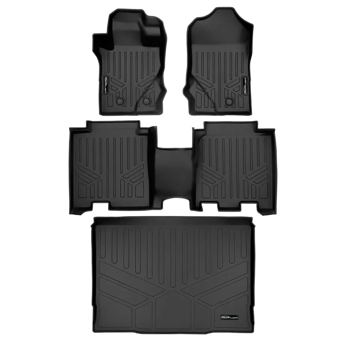 Smartliner Custom Fit Floor Liners For 2021-2025 Ford Bronco (4-Door) 1