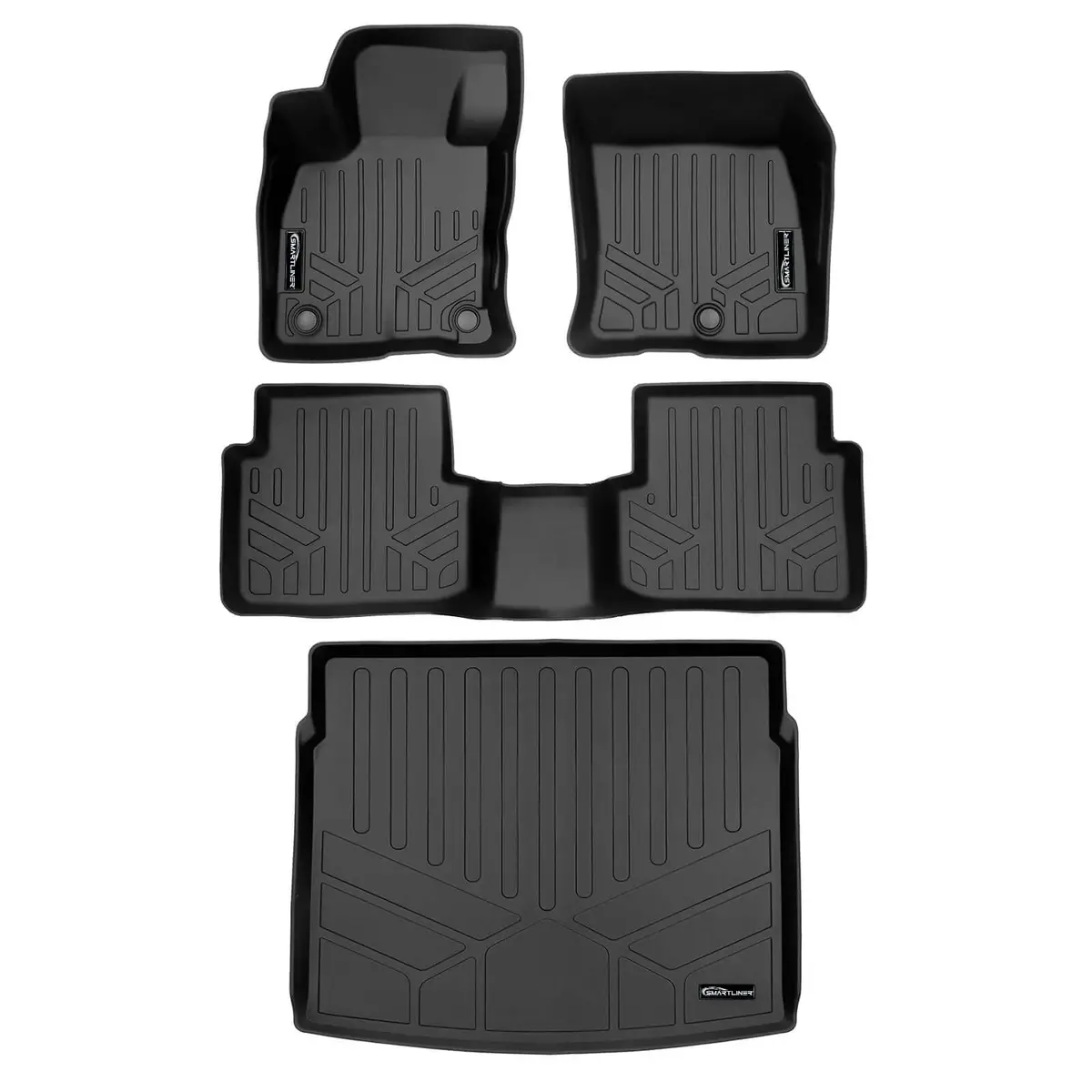 Smartliner Custom Fit Floor Liners For 2021-2026 Ford Bronco Sport W/O Rear Bump 1