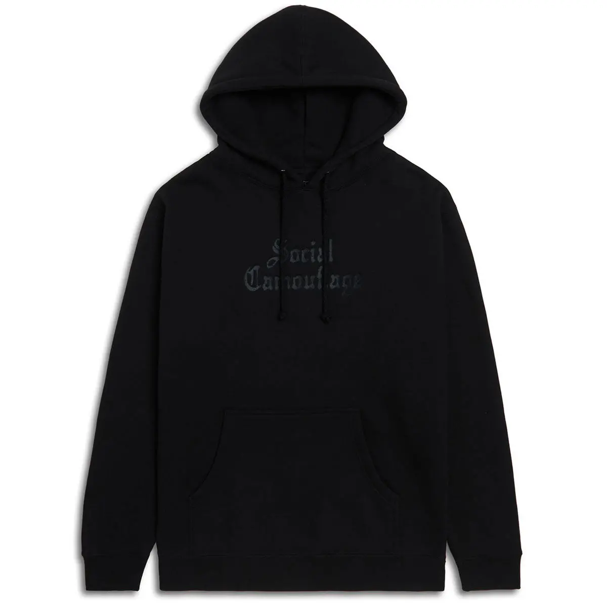Ccs Social Camouflage Embroidered Hoodie - Black 1