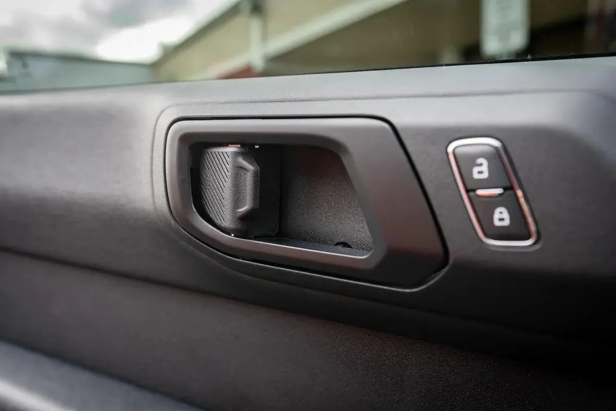 Solid Color Interior Door Handle Overlays (Printed Series) - 2021+ Bronco 1