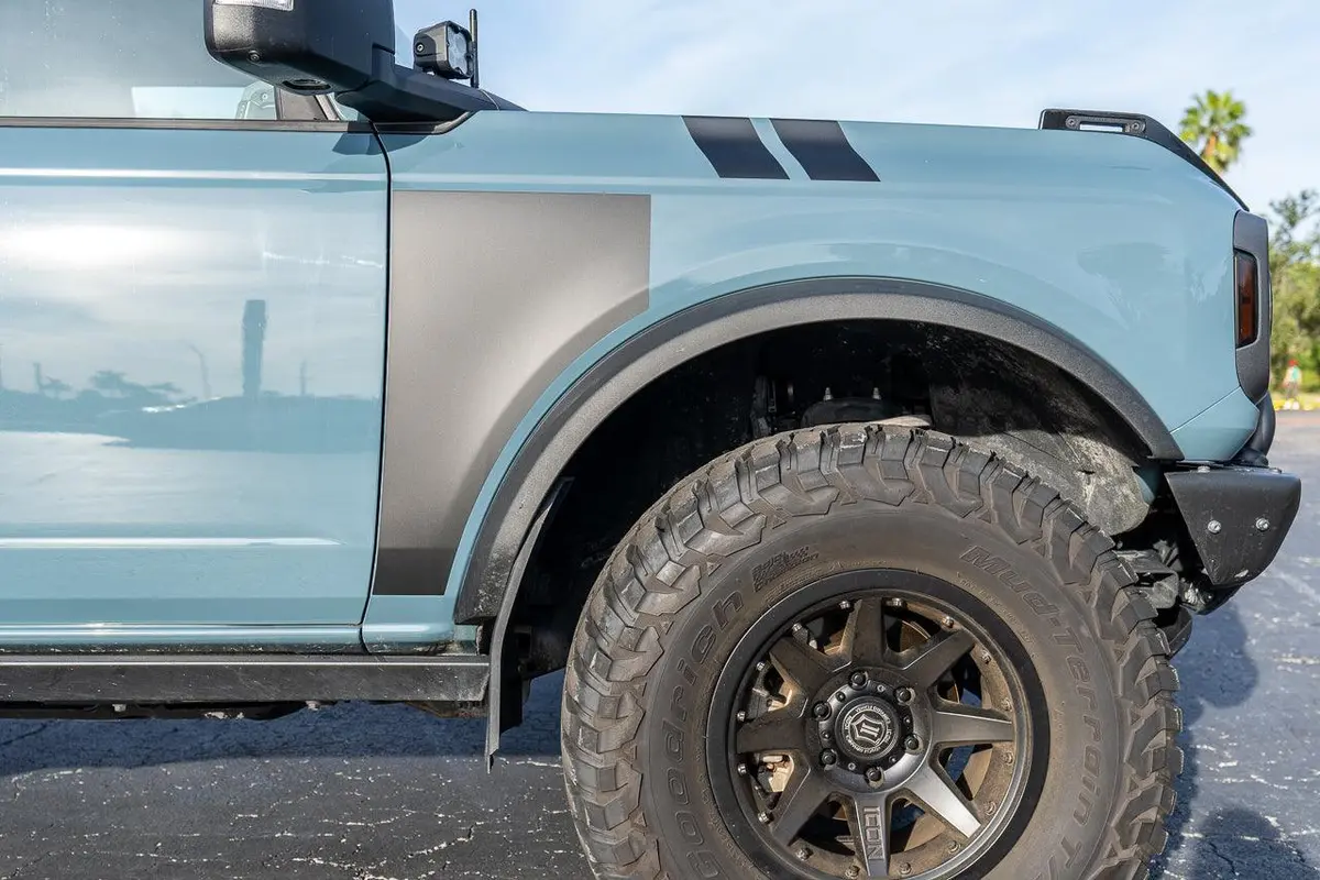 Solid Fender Overlays - 2021+ Bronco 1
