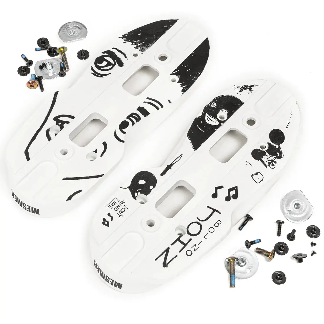 Mesmer John Bolino Soul Plate (White) - With Hardware 1