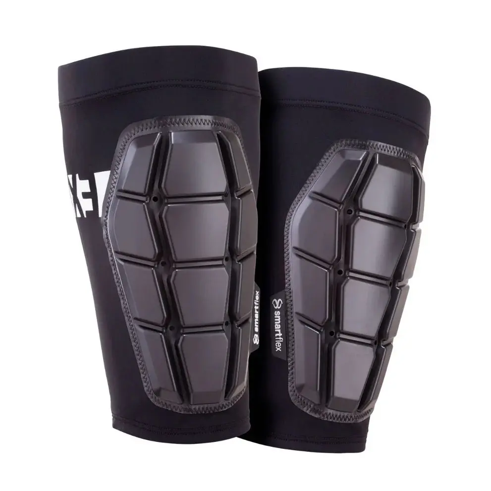 G-Form Pro-X3 Shin Guards - Gloss Black With White Print 1