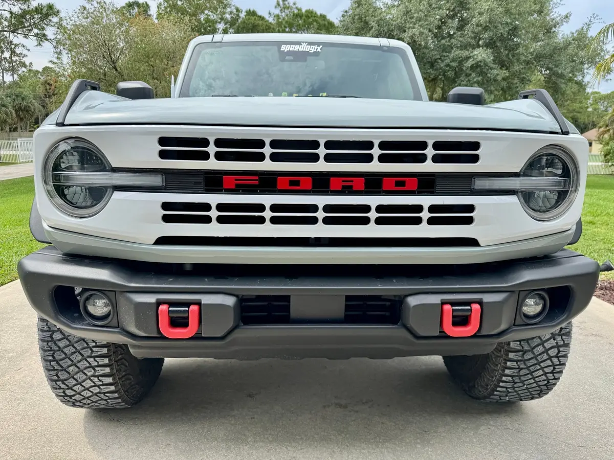 Speedlogix Front Bumper Tow Hook Covers 2021-2025 Bronco 1
