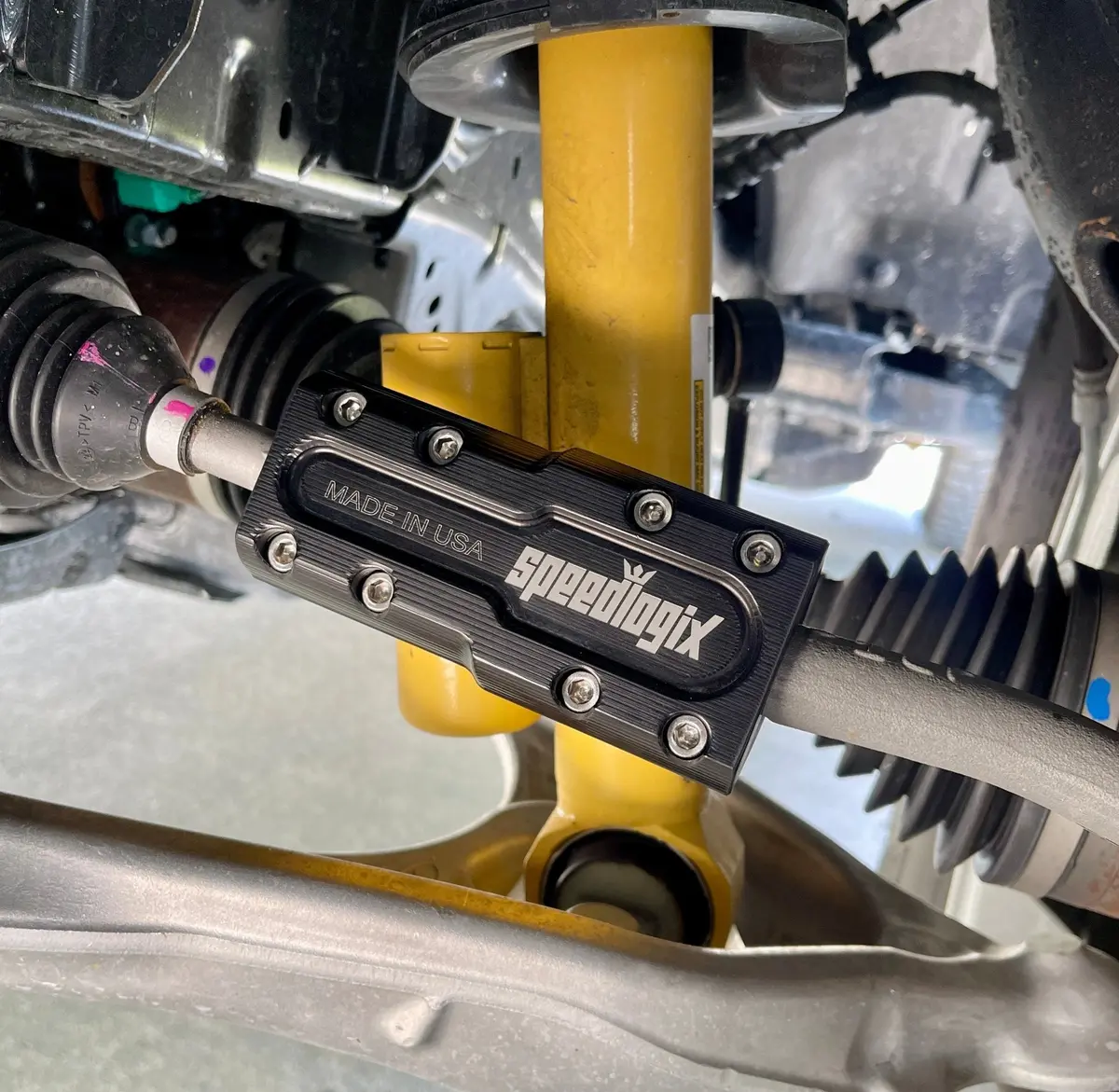 Speedlogix Heavy Duty Billet Tie Rod Brace 2021-2023 Bronco 1