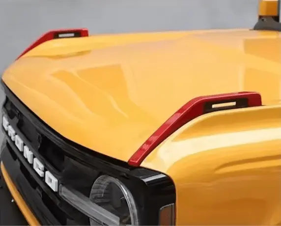 Speedlogix Hood Rack Covers 2021-2025 Bronco 1