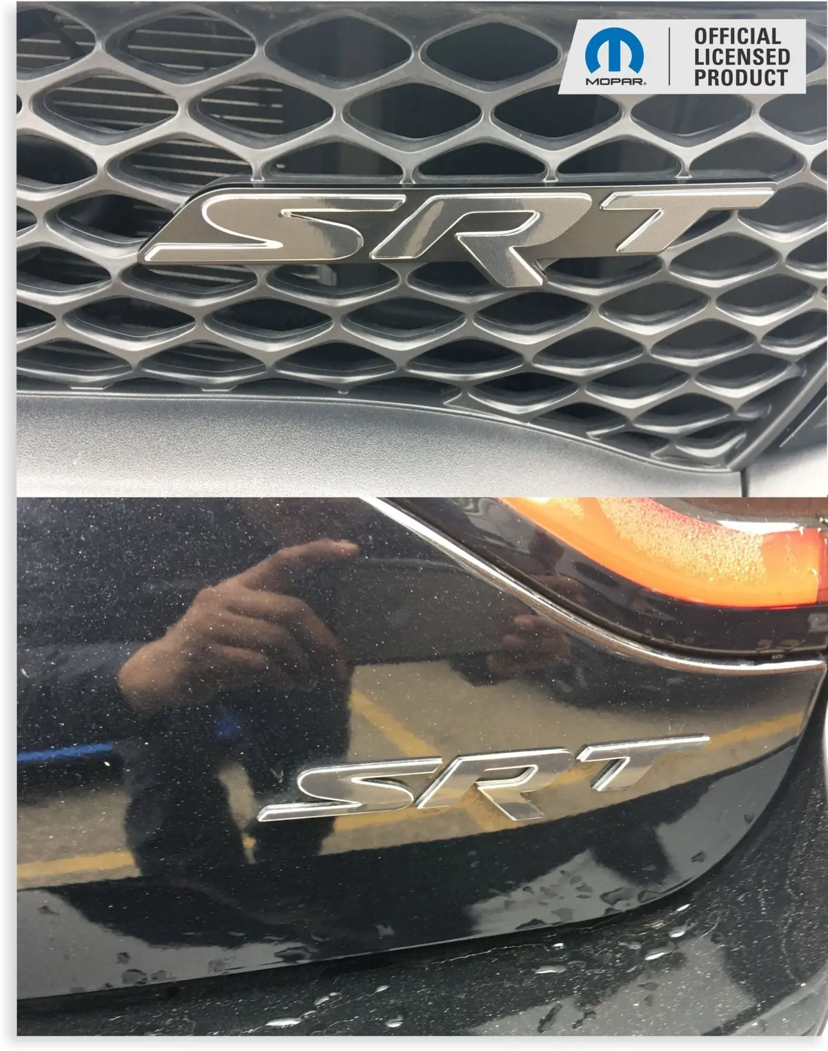 Srt Emblem Overlay Decals - 2015-2018 Charger Srt 392 1