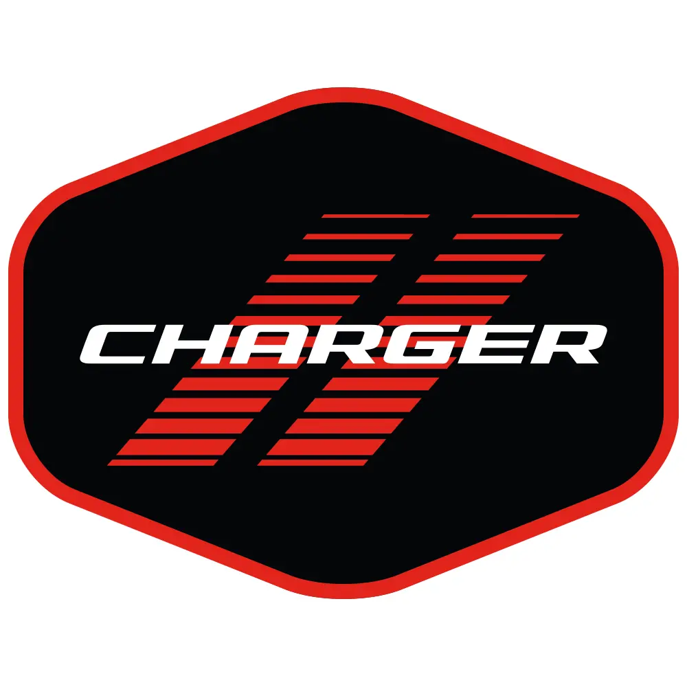 Sticker - Dodge Charger Faded Hex 1