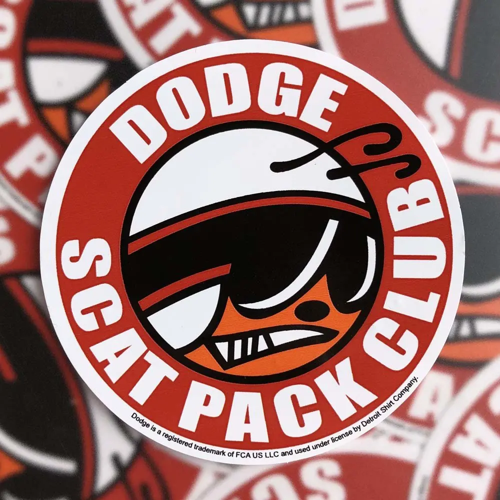 Sticker - Dodge Scat Pack Club 1