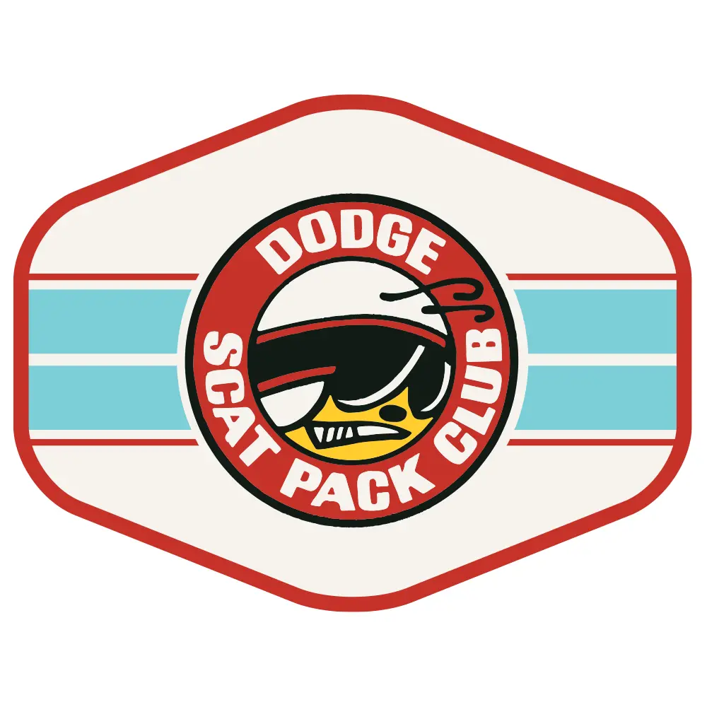 Sticker - Dodge Scat Pack Club Hex 1