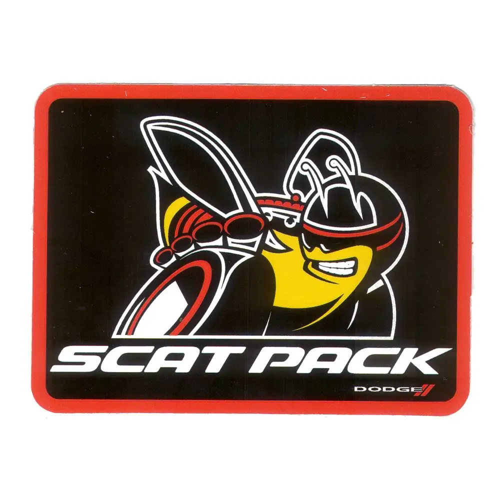 Sticker - Dodge Scat Pack Rectangle 1
