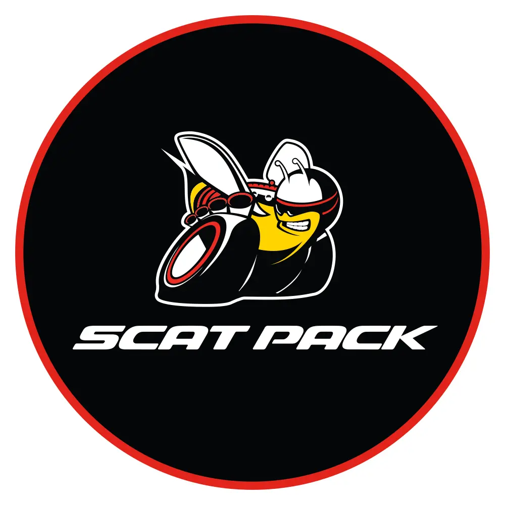 Sticker - Dodge Scat Pack - Round 1