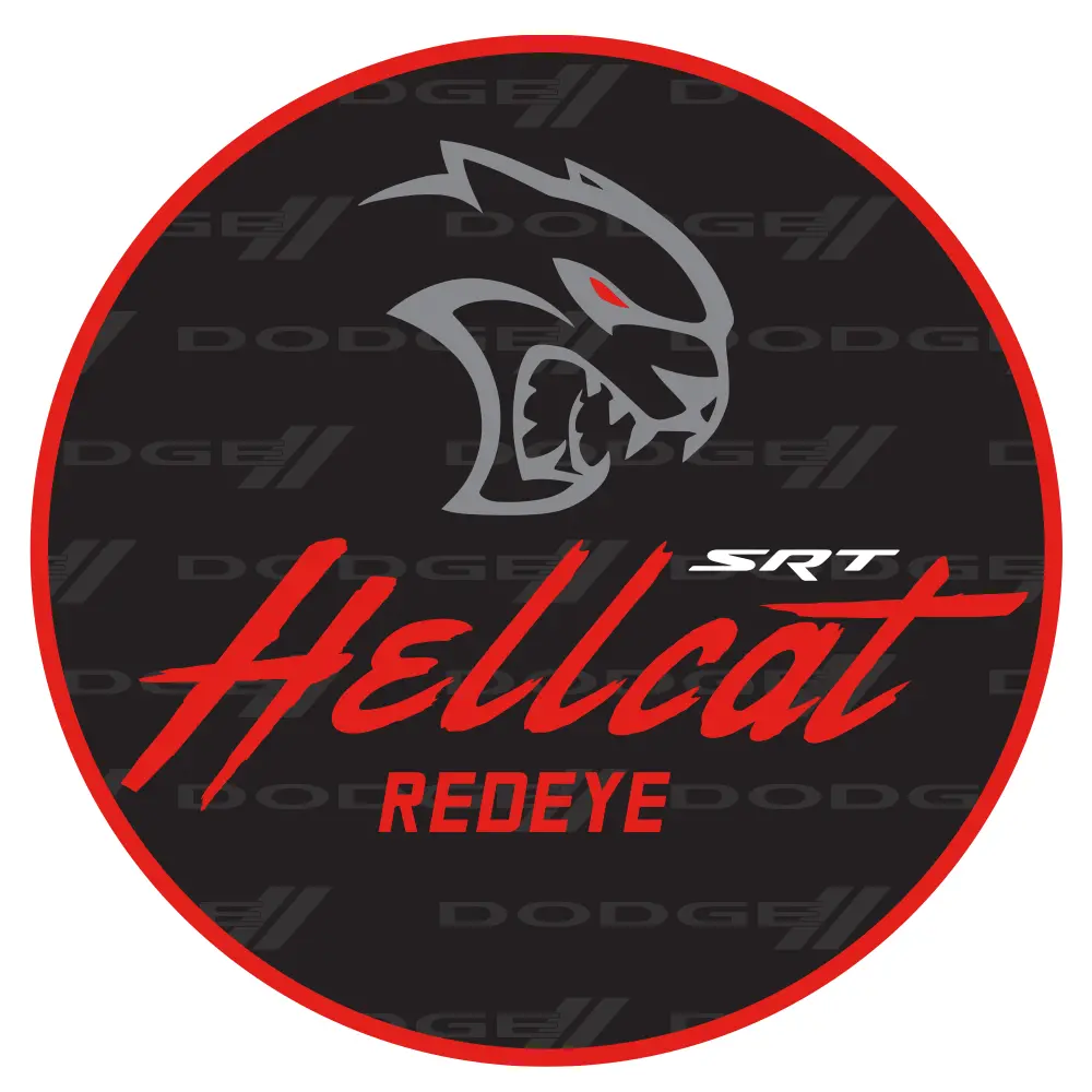 Sticker - Dodge Srt Hellcat Redeye - Round 1
