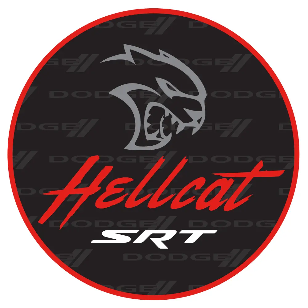 Sticker - Dodge Srt Hellcat - Round 1