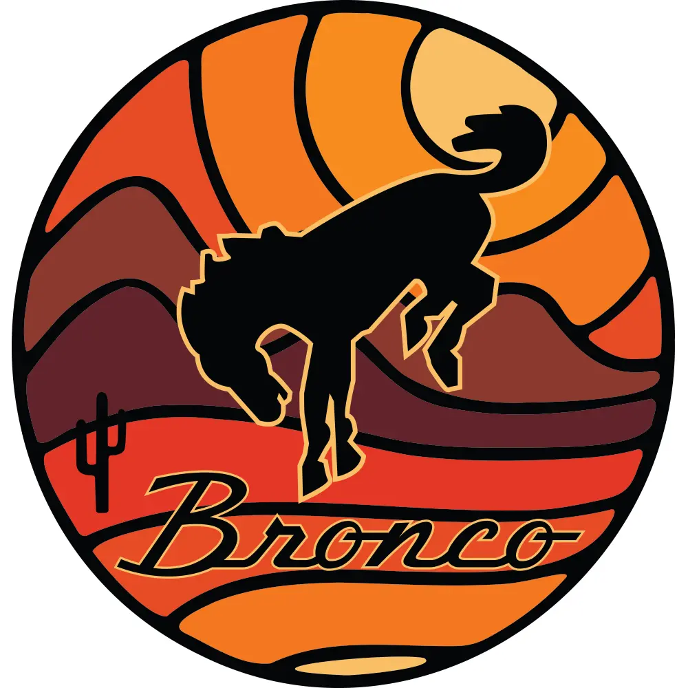 Sticker - Ford Bronco Desert - Round 1