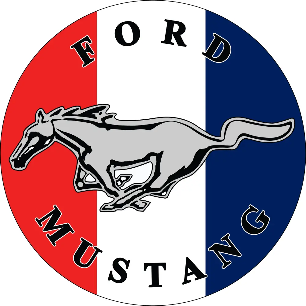 Sticker - Ford Mustang Rwb Stripes - Round 1