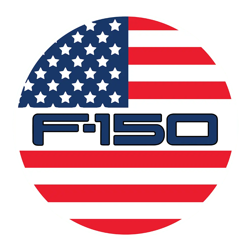 Sticker - Ford Trucks F-150 Flag - Round 1
