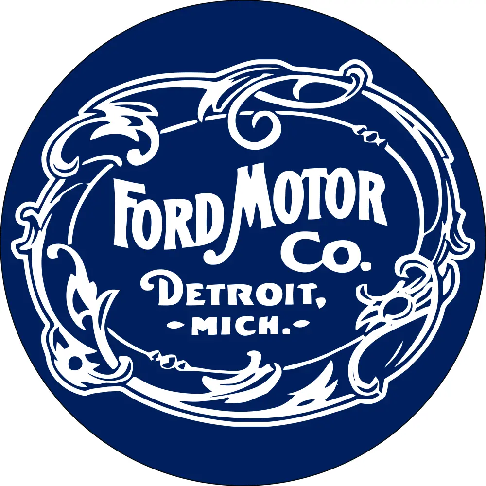 Sticker - Ford Vintage 1903 Logo - Round 1