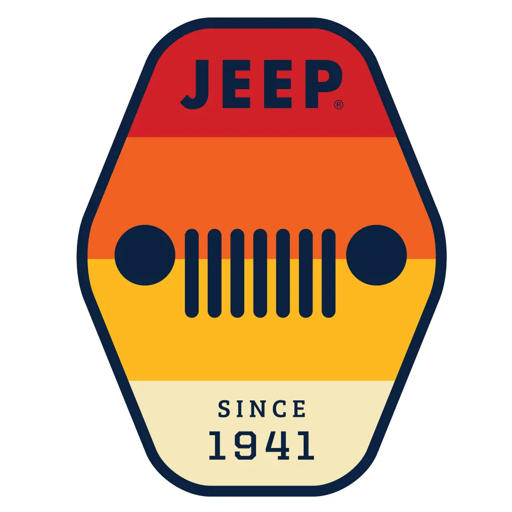 Sticker - Jeep® 1941 With Grille Hex 1