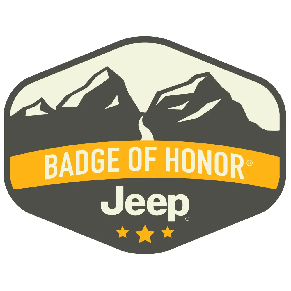 Sticker - Jeep® Badge Of Honor Hex 1