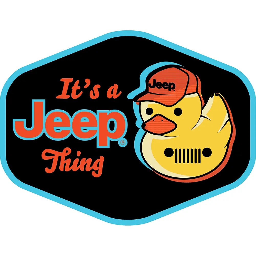 Sticker - Jeep® Duck Grille Hex 1