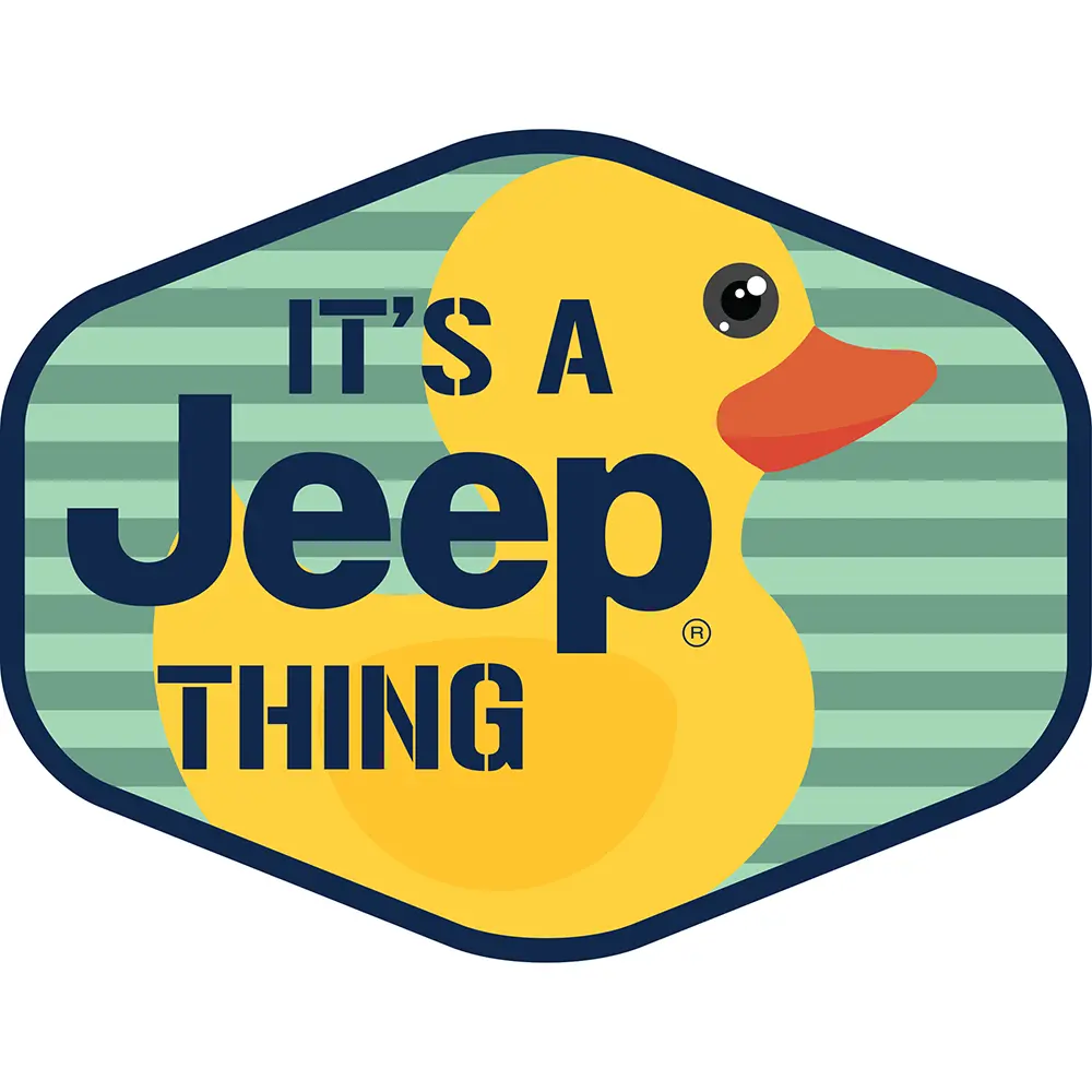 Sticker - Jeep® Duck Hex - It's A Jeep Thing-Stripes 1