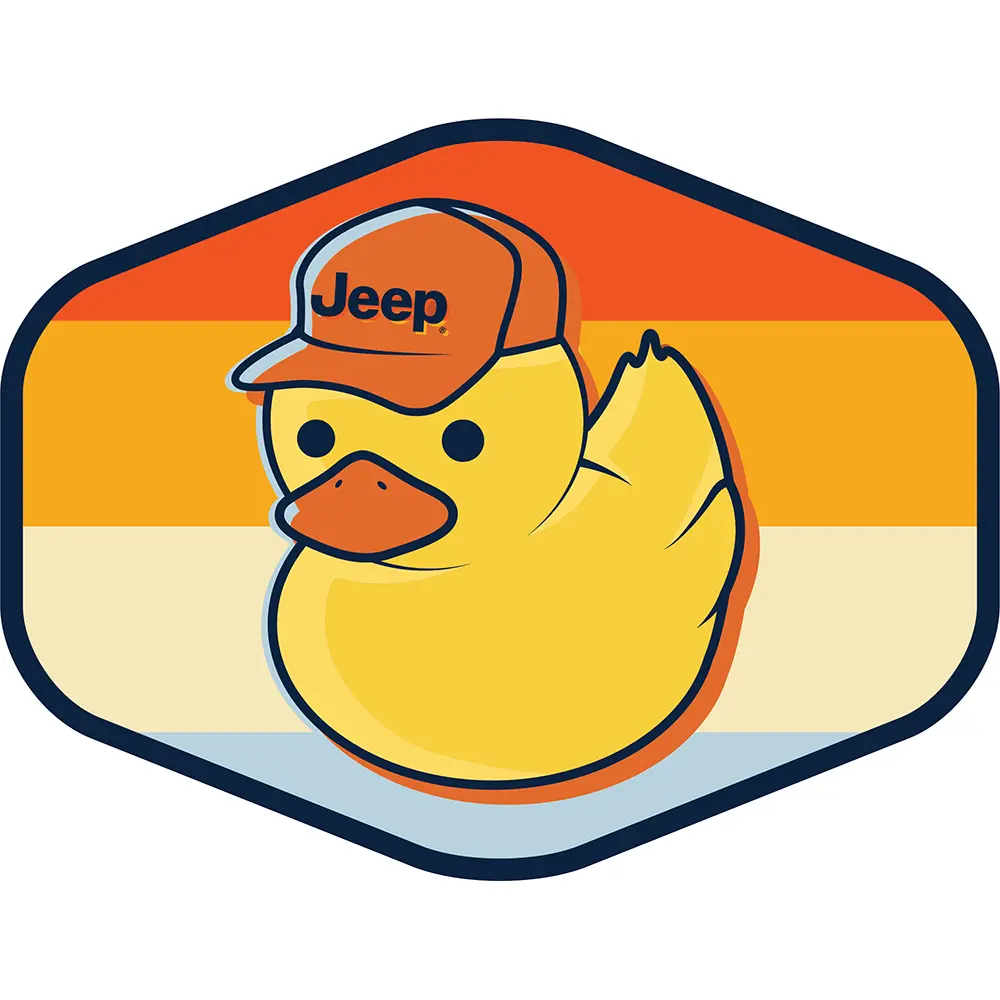 Sticker - Jeep® Duck Hex - Stripes 1