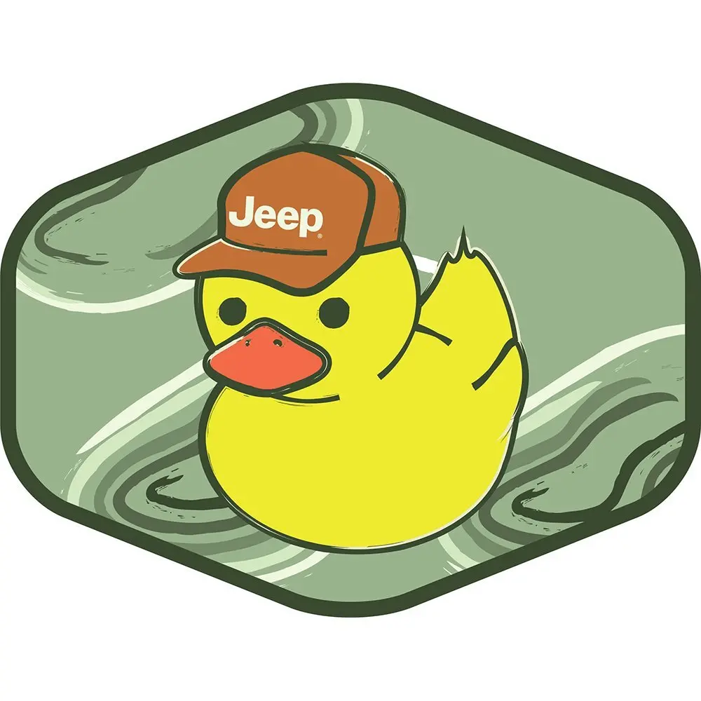 Sticker - Jeep® Duck Hex - Swirls 1
