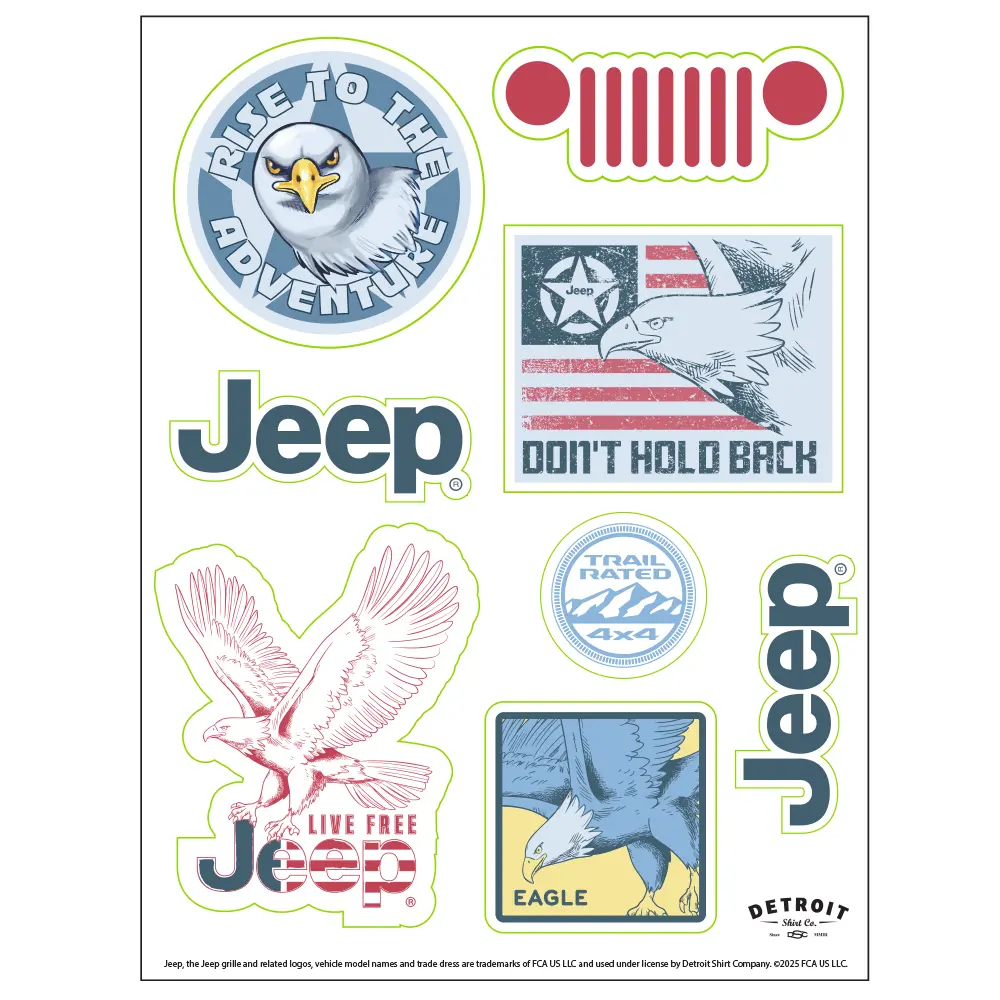 Sticker Sheet - Jeep® Eagle 1