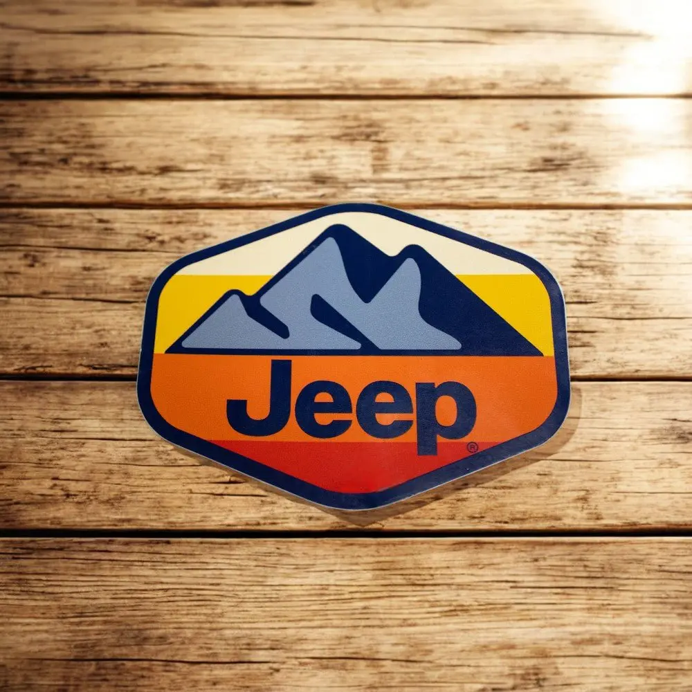 Sticker - Jeep® Mountain Hex - Navy 1
