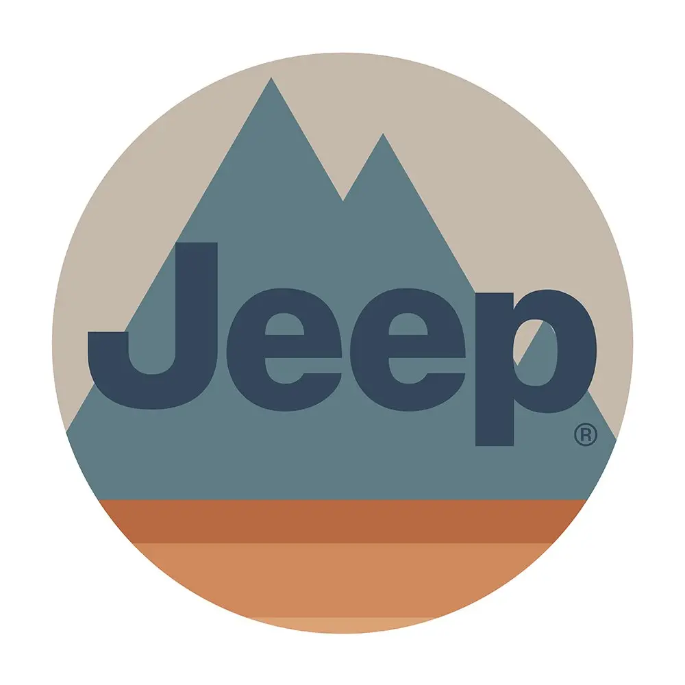 Sticker - Jeep® Mountain - Round 1