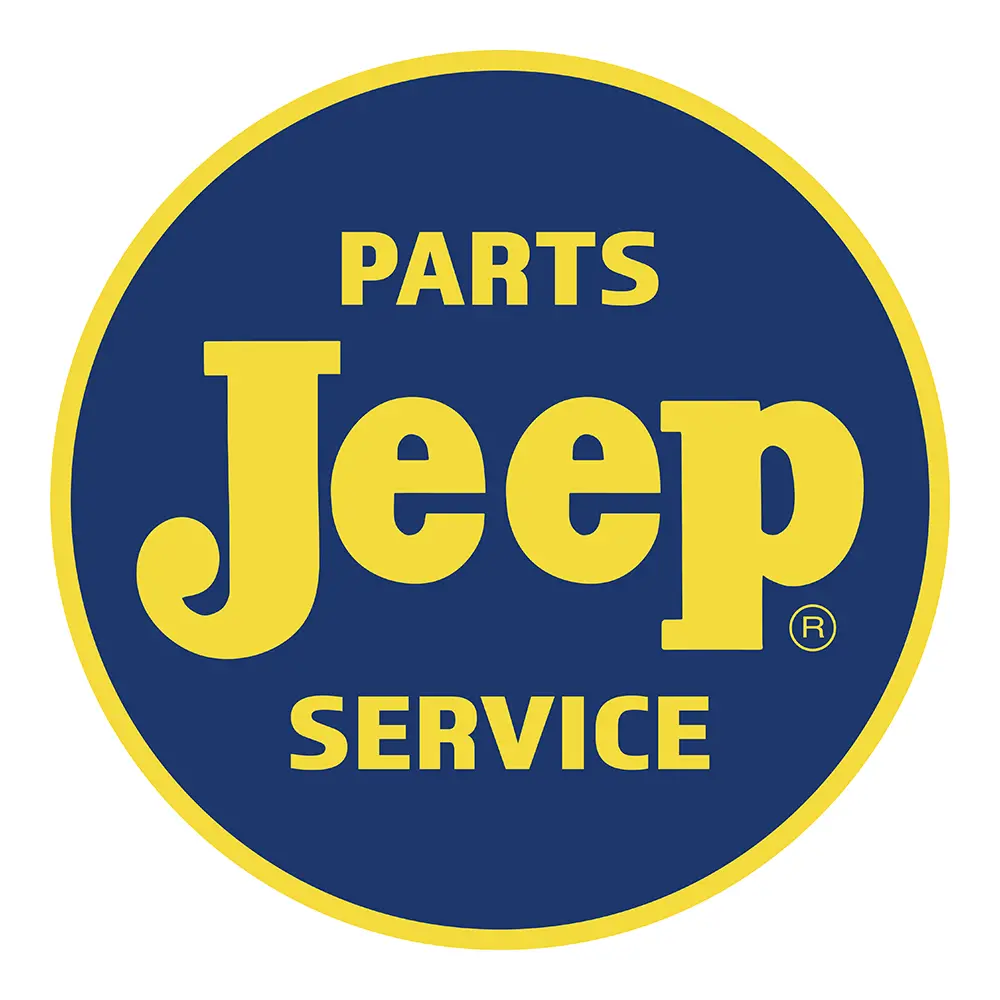 Sticker - Jeep® Parts And Service - Round 1