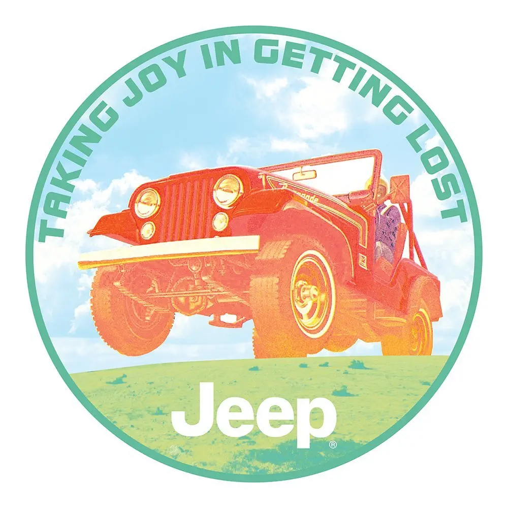 Sticker - Jeep® Taking Joy In Getting Lost- Round 1
