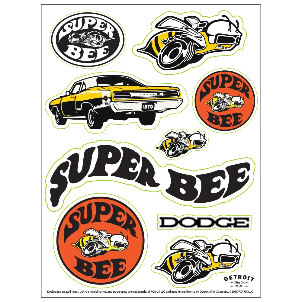 Sticker Sheet - Super Bee 1