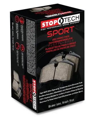 Stoptech Front Street Performance Brake Pads 2008-2023 Challenger/Charger 4-Piston 1