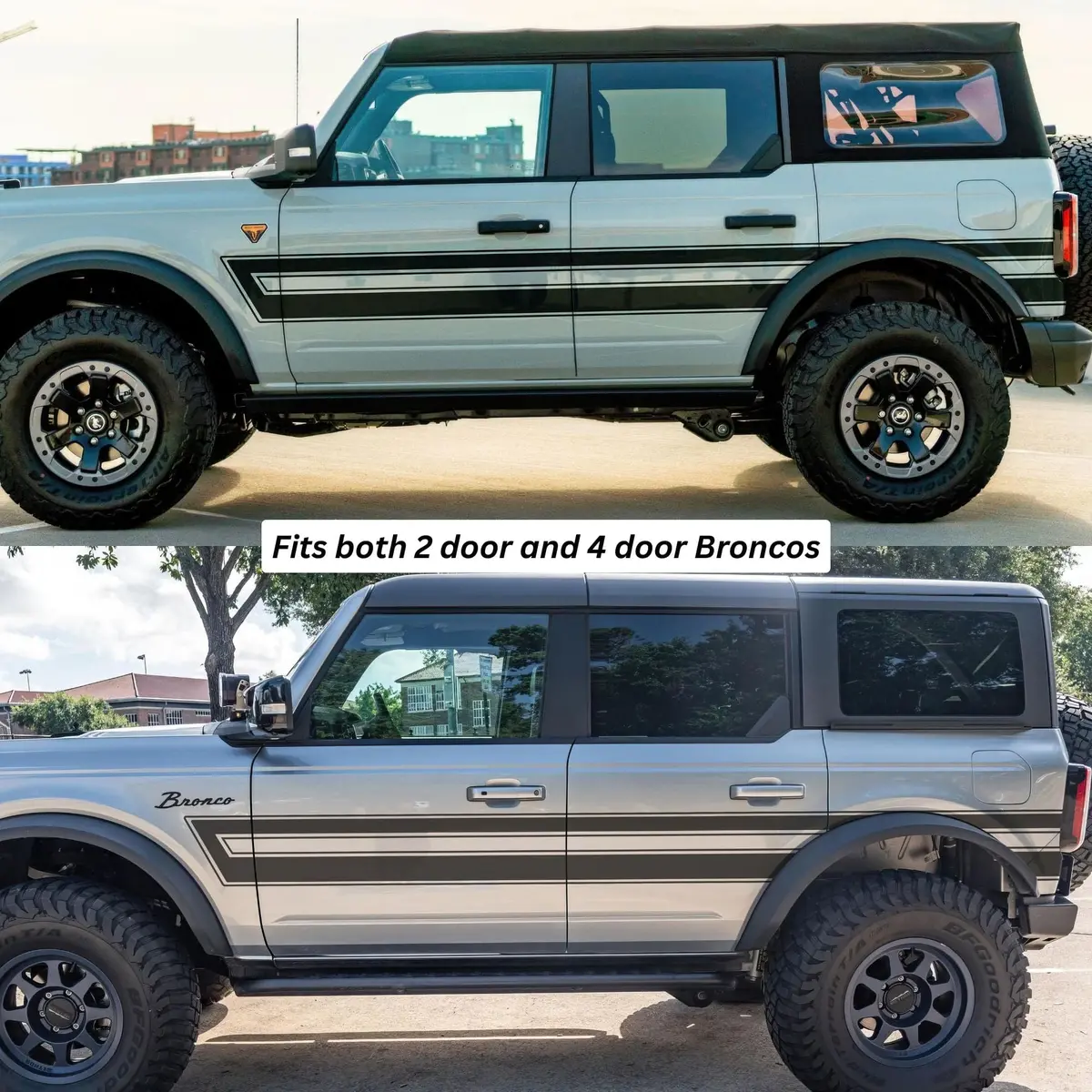 Stripes Graphic Decal For Ford Bronco. #7029 2