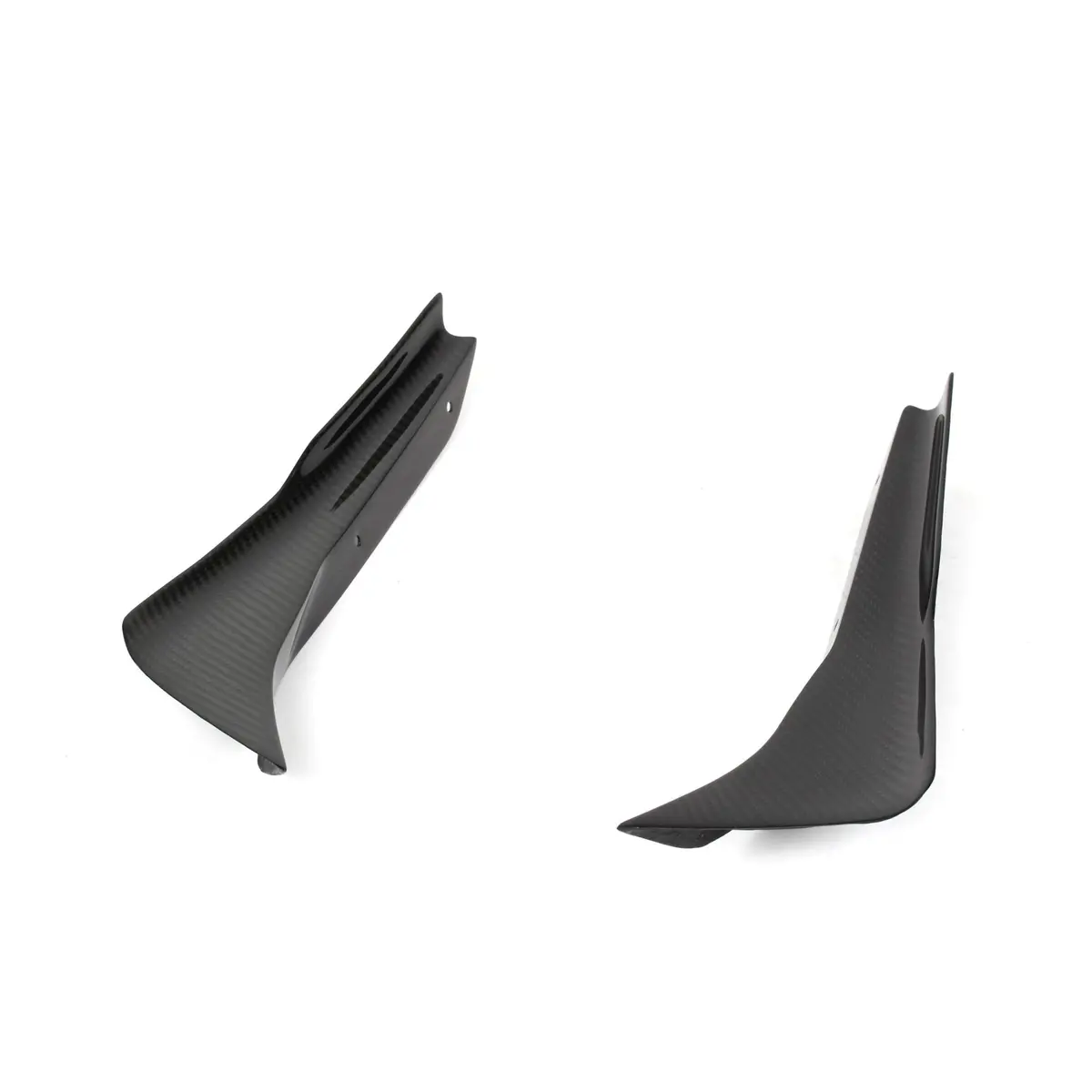 Subaru Wrx Sti Carbon Fiber Front Bumper Bottom Canards 2015-2017 1