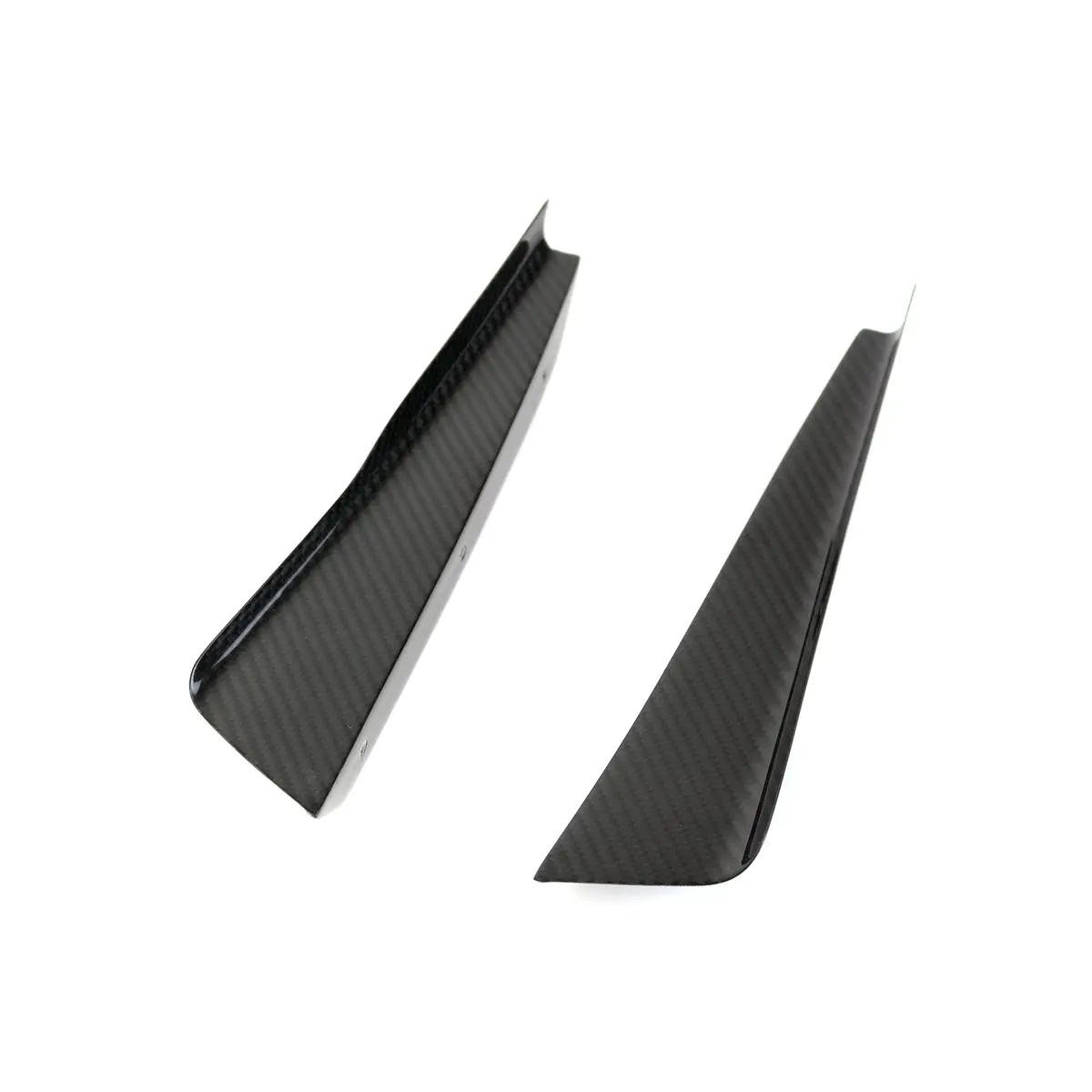Subaru Wrx Sti Carbon Fiber Upper Canard Pair 2018-2021 1