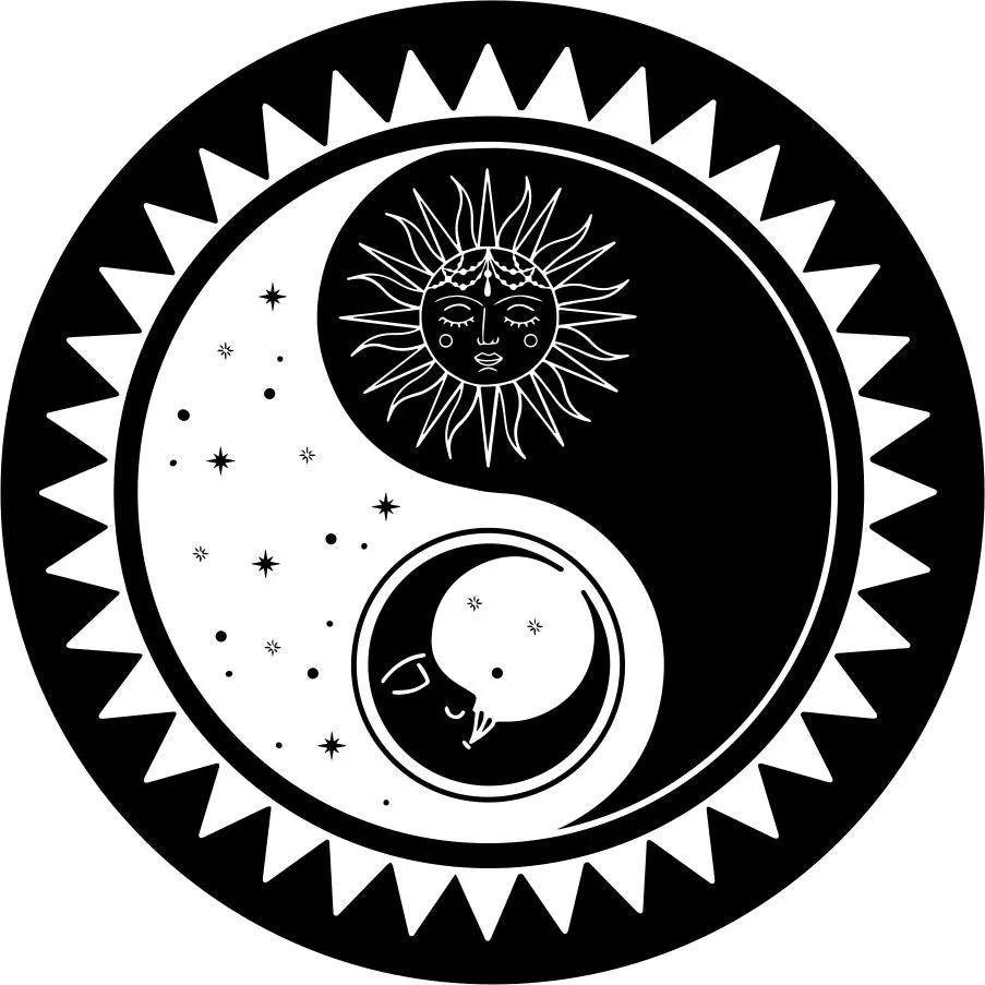 Sun And Moon Yin Yang 1