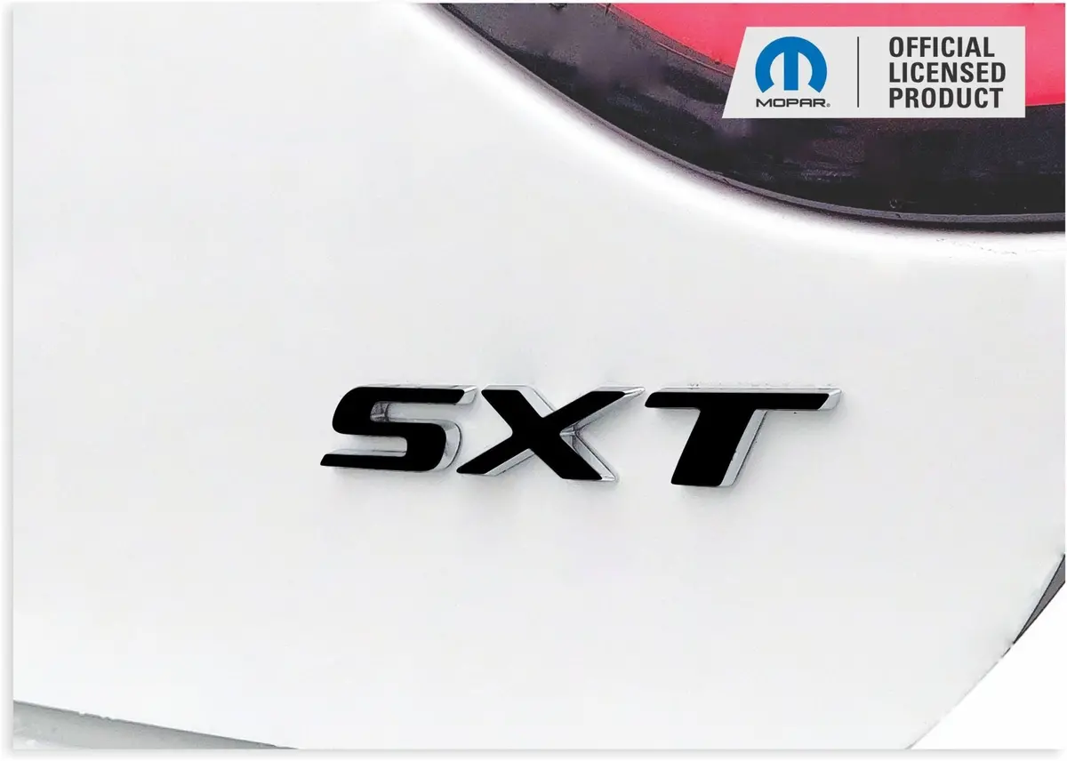 Sxt Trunk Emblem Overlay Decal  - Dodge Charger Sxt 1