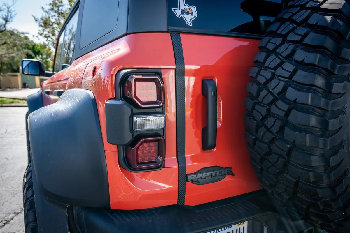 Tailgate Side Edge Guard Protection Film (Ppf) - 2021+ Bronco 1