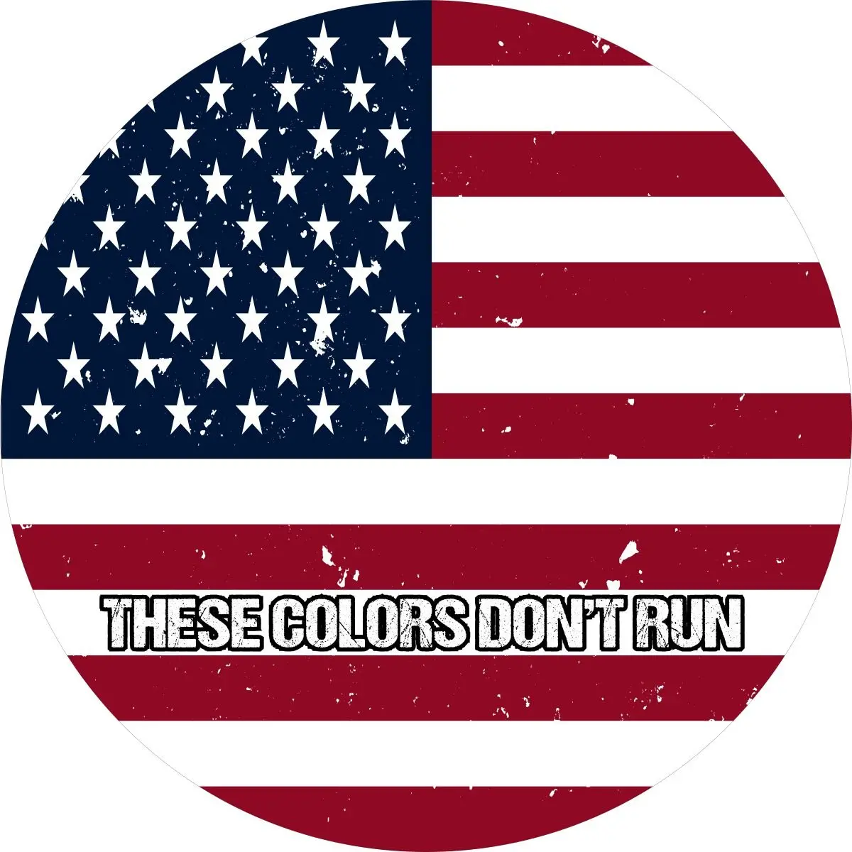These Colors Don't Run American Flag Spare Tire Cover For Jeep, Bronco, Rv, Van, Camper, Fj Cruiser, & More 1