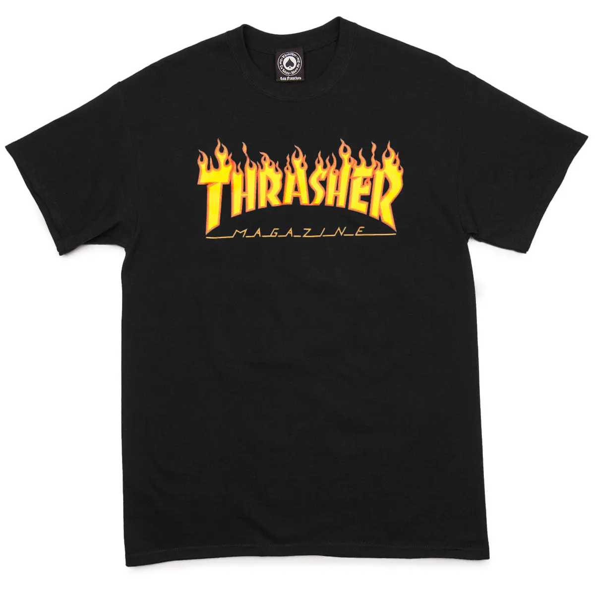 Thrasher Flame T-Shirt - Black 1